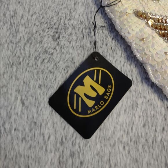 Marlo Bags Sequin Angel Mini Shoulder Bag - Picture 4 of 9